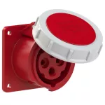 Gniazdo tablicowe proste POWER TWIST IP67 16A 400V 3P+Z 75x75mm