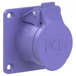 Gniazdo tablicowe proste 24V 16A 24V/~50-60Hz 2P 70x70mm