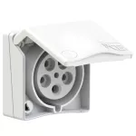 Gniazdo zabudowane seria DESIGN IP44 gniazdo tablicowe 32A 3P+Z+N 400V