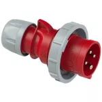 Wtyczka przenośna SHARK 16A 3P+Z 400V 50/60Hz 6H IP67 styki niklowane