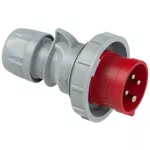Wtyczka przenośna TURBO SHARK 32A 3P+Z 400V 50/60Hz 6h IP67, styki niklowane