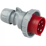 Wtyczka przenośna TURBO SHARK 32A 3P+Z+N 400V 50/60Hz IP67, styki niklowane