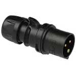 Wtyczka przenośna SHARK 16A 2P+Z 230V 50/60Hz 6H IP44 seria MIDNIGHT