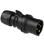 Wtyczka przenośna SHARK 16A 3P+Z 400V 50/60Hz 6H IP44 seria MIDNIGHT