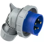 Wtyczka przenośna kątowa TURBO TWIST 32A 3P+Z+N 230V 50/60Hz 9h IP67