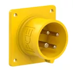 Wtyczka tablicowa prosta 16A 3P+Z 110V 50/60Hz 4h IP44 (kołnierz: 70X70, rozstaw śrub: 56X56)