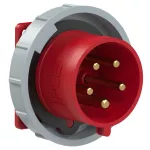 Wtyczka tablicowa prosta TURBO TWIST 32A 3P+Z+N 400V 50/60Hz 6h IP67 (kołnierz: 75X75, rozstaw śrub: 60X60)