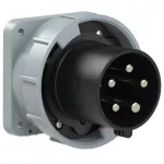 Wtyczka tablicowa prosta 63A 3P+Z+N 500V 50/60Hz 7h IP66/67 (kołnierz: 100X100, rozstaw śrub: 80X80)