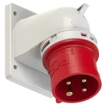 Wtyczka tablicowa kątowa TWIST 32A 3P+Z 400V 50/60Hz 6h IP44 (kołnierz 90X100, rozstaw śrub 77X85)