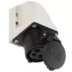 Gniazdo stałe obudowa mała 16A 3P+Z 500V 50/60Hz 7h IP44