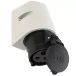 Gniazdo stałe 32A 2P+Z 500V 50/60Hz 7h IP44