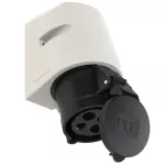 Gniazdo stałe 32A 3P+Z 500V 50/60Hz 7h IP44 124-7