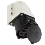 Gniazdo stałe 32A 3P+Z 500V 50/60Hz 7h IP44 124-7k