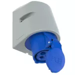 Gniazdo stałe TURBO TWIST 16A 2P+Z 230V 50/60Hz 6h IP44, styki niklowane