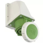 Gniazdo stałe 16A 3P+Z >50-500V 100-300Hz 10h IP67, styki niklowane