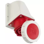 Gniazdo stałe 16A 3P+Z+N 400V 50/60Hz 6h IP67, styki niklowane