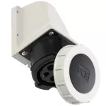 Gniazdo stałe 32A 3P+Z+N 500V 50/60Hz 7h IP67, styki niklowane