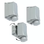 Gniazdo stałe POWER TWIST 63A 3P+Z 400V 50/60Hz 7h IP66/67