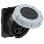 Gniazdo tablicowe skośne POWER TWIST 63A 3P+Z+N 500V 50/60Hz 7h IP66/67 (kołnierz 100X112, rozstaw śrub 80X88)