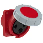 Gniazdo tablicowe skośne POWER TWIST 125A 2P+Z 400V 50/60Hz 9h IP66/67 (kołnierz 114X114, rozstaw śrub 90X90)