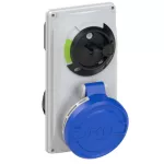 Gniazdo tablicowe z wyłącznikiem 32A 2P+Z 230V 50/60Hz 6h IP44
