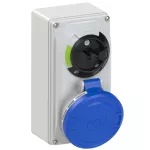 Gniazdo tablicowe z wyłącznikiem 32A 3P+Z+N 230V 50/60Hz 9h IP44