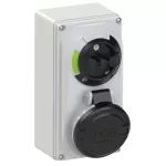 Gniazdo tablicowe z wyłącznikiem 16A 3P+Z+N 500V 50/60Hz 7h IP44 6115-7