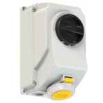 Gniazdo z wyłącznikiem-stałe przelotowe 16A 2P+Z 110V 50/60Hz 4h IP67
