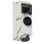 Gniazdo stałe z wyłącznikiem 16A 3P+Z+N 500V 50/60Hz 6h IP44