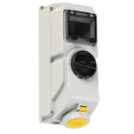 Gniazdo stałe z wyłącznikiem 16A 3P+Z 110V 50/60Hz 4h IP67