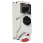 Gniazdo stałe z wyłącznikiem 32A 3P+Z+N 400V 50/60Hz 6h IP67 76252-6