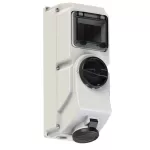 Gniazdo stałe z wyłącznikiem 16A 3P+Z 500V 50/60Hz 7h IP44 7814-7