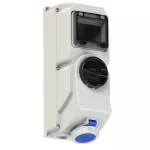 Gniazdo stałe z wyłącznikiem 16A 2P+Z 230V 50/60Hz 6h IP67 78132-6