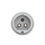 Wtyczka przenośna TWIST 32A 2P 42V 50/60Hz 12h IP44, styki niklowane 092-12v
