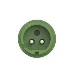 Wtyczka przenośna TWIST 32A 2P 24/42V 100-200Hz 12h IP44, styki niklowane