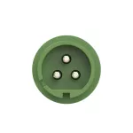 Wtyczka przenośna TWIST 32A 2P+Z 24/42V 100-200Hz 4h IP44, styki niklowane