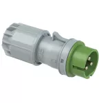 Wtyczka przenośna TWIST 32A 2P+Z 24/42V 400Hz 3h IP44, styki niklowane