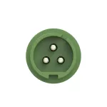 Wtyczka przenośna TWIST 16A 2P+Z 24/42V 401-500Hz 11h IP44, styki niklowane
