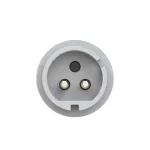 Wtyczka przenośna TWIST 32A 2P 24/42V DC 10h IP44, styki niklowane