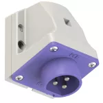 Wtyczka odbiornikowa 16A 2P+Z 24V 50/60Hz IP44, styki niklowane