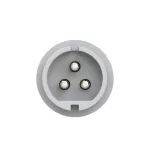 Wtyczka odbiornikowa 32A 2P+Z 42V 50/60Hz 12h IP44, styki niklowane