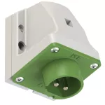 Wtyczka odbiornikowa 32A 2P 24/42V 100-200Hz 4h IP44, styki niklowane