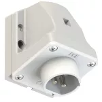 Wtyczka odbiornikowa 16A 2P 24/42V DC 10h IP44, styki niklowane