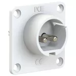 Wtyczka tablicowa prosta 16A 2P 24/42V DC 10h IP44, styki niklowane