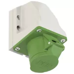 Gniazdo stałe 32A 2P+Z 24/42V 100-200Hz 4h IP44, styki niklowane