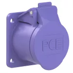 Gniazdo tablicowe proste 16A 2P 24V 50/60Hz IP44/54 (kołnierz 54X60, rozstaw otworów 44X44), styki niklowane