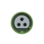 Gniazdo tablicowe proste 16A 2P+Z 24/42V 100-200Hz 4h IP44/54 (kołnierz 70X70, rozstaw otworów 56X56), styki niklowane