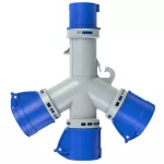 Rozgałęziacz gniazdowy 3x16/3 Plug16/3 6h IP44