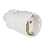 Gniazdo przenośne proste SCHUKO 16A 2P+Z 230V IP20 biała