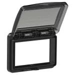 Okienko ispekcyjne 6 modułowe IP44/IP54 (czarny)